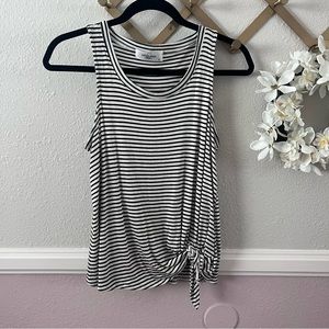 CJLA Striped Tie Tank